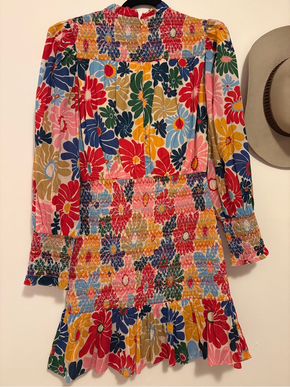 Farm Rio Sunny Daisies Sand Mini Dress - Picture 5 of 5